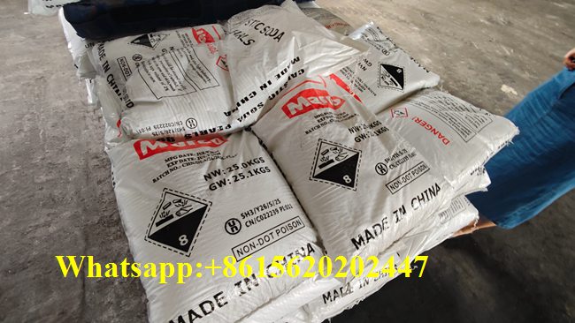 Bulk Caustic Soda 25kg Moisture Proof Bags Export